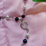 Double Layered Rosary Necklace Fairy Mall Goth Fairycore Pixiecore