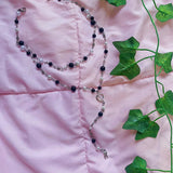 Double Layered Rosary Necklace Fairy Mall Goth Fairycore Pixiecore
