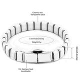 Stainless Steel Charm Bracelet for Men/Women