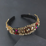 Baroque Rhinestone Headband Wedding Headwear Women Bridal Hair 855