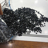 White&Black VVS1 Small Moissanite Stones D Round Cut 1CT 0.8-2.9mm