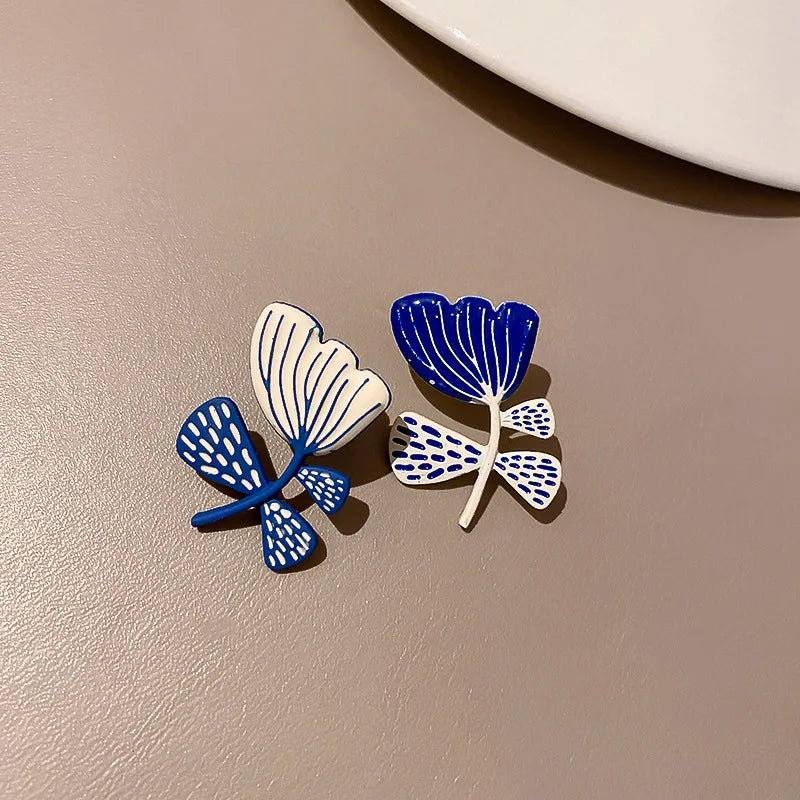 Leaf Flower Earrings Women Jewelry Personal... 