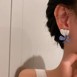 Leaf Flower Earrings Women Jewelry Personal... 