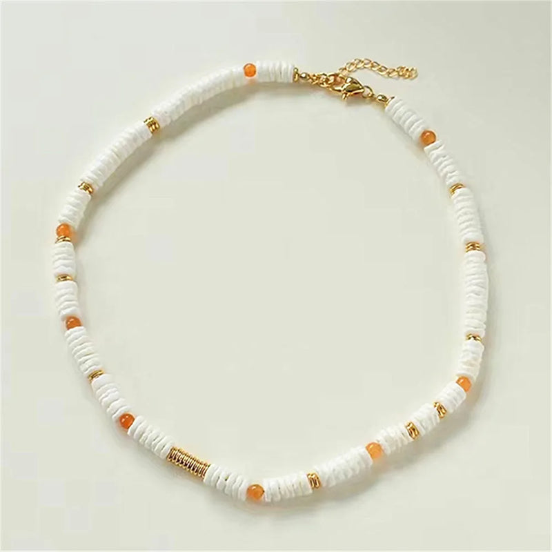 Bohemian Shell Beads Choker Necklace for Women