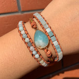 Beaded Bohemian Layer Bracelet Evil Eye Women's