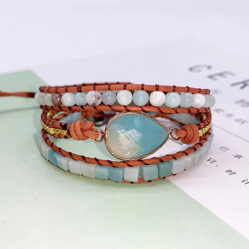 Beaded Bohemian Layer Bracelet Evil Eye Women's