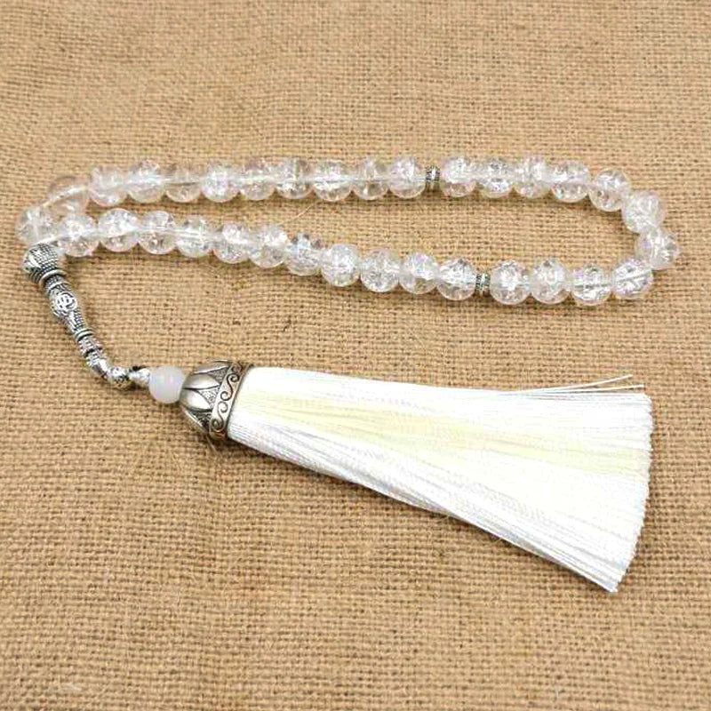 Crystal Tasbih Muslim Bangles Misbaha Special Tassel Islamic Bracelet