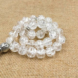 Crystal Tasbih Muslim Bangles Misbaha Special Tassel Islamic Bracelet