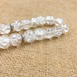 Crystal Tasbih Muslim Bangles Misbaha Special Tassel Islamic Bracelet