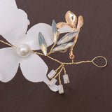 Butterfly Pearl Headband Hairbands for Women Wedding