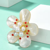 Butterfly Shell Pearl Brooch for Women Wedding Party