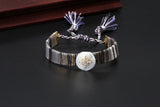 CZ Shell Boho Tassel Wristband Bracelet for Women