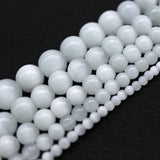 Cat Eye Natural Glass Beads Opal DIY Charm Jewelry Making