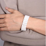 Ceramic Bracelet Stainless Steel Unisex Wristband