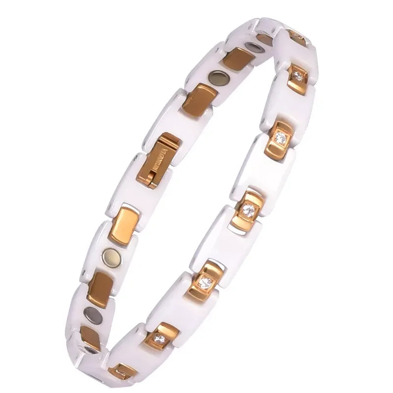 Ceramic Titanium Bracelet withMagnets