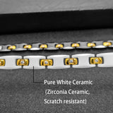 Ceramic Titanium Bracelet withMagnets