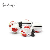 Chicken Cartoon Jingle Bells Charm Pendant Bracelet Necklace