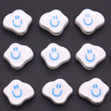 Cloud Shape Ceramic Beads For DIY Jewelry Making 17x14mm