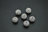 Paved Crystal High Clay Loose Beads 4mm 6mm 8mm 10mm 50pc
