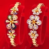 Flower Shaped Bracelet Wrist Chain Women Jewelry Pretty Gift