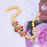 Flower Shaped Bracelet Wrist Chain Women Jewelry Pretty Gift