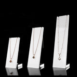 Crystal Acrylic Necklace Display Case Necklace Stands Jewelry Display