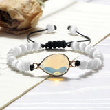 Crystal Quartz Stone Bead Bracelet Reiki Healing Charm Yoga Energy Jewelry