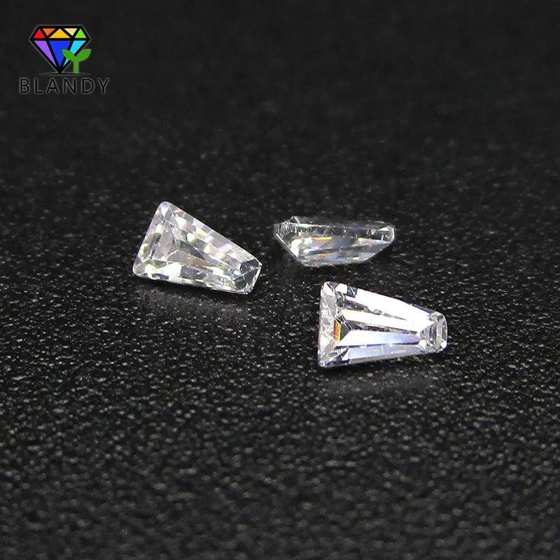 AAAAA CZ Trapezoid Shape 2x1.5x1mm-5x3x2mm