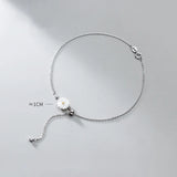 Daisy Anklet 925 Silver Foot Chain Sterling Bracelet On The Leg Summer Jewelry