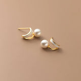 925 Silver Epoxy Stud Earrings Small Special for Women Girls Student