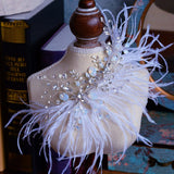 Crystal Tiara Wedding Hair Clip Vintage Headband