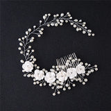 Crystal Wedding Hair Jewelry Bride Hairpieces