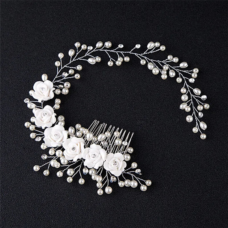 Crystal Wedding Hair Jewelry Bride Hairpieces