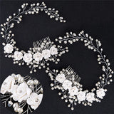 Crystal Wedding Hair Jewelry Bride Hairpieces