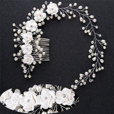 Crystal Wedding Hair Jewelry Bride Hairpieces