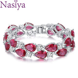 Cubic Zircon Bracelets Bangle Wedding Gift Women