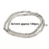 Hematite Beads Retention Platinum Plated Irregular Beads for Jewelry Making
