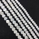 Heart Shell Beads Freshwater Mother of Pearl for DIY Jewelry