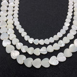 Heart Shell Beads Freshwater Mother of Pearl for DIY Jewelry