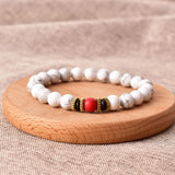 Howlite Beaded Bracelet For Women Man Bracelet