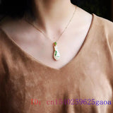 Chalcedony Talisman Necklace 925 Silver Chinese Jewelry