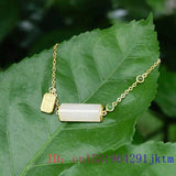 Vintage Natural Chalcedony Bangle 925 Silver