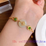 Jade Gourd Bracelets Bangles 925 Silver Chalcedony Chinese Jewelry