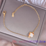 Jade Ladybug Bracelet Carved Amulet Stone 925 Silver Chalcedony Bangle