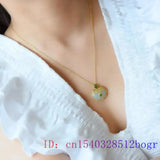 Jade Ruyi Pendant Amulet Agate Natural Charm Jewelry Chalcedony Zircon