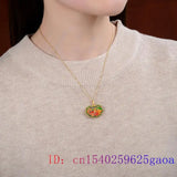 Jade Ruyi Pendant 925 Silver Choker Amulet
