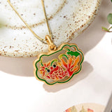 Jade Ruyi Pendant 925 Silver Choker Amulet