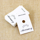 Collapsible Bow Hair Band Card 3.7*5.8cm Customize Logo
