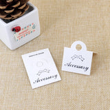 Collapsible Bow Hair Band Card 3.7*5.8cm Customize Logo