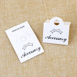 Collapsible Bow Hair Band Card 3.7*5.8cm Customize Logo